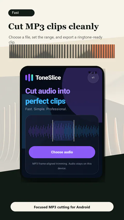 ToneSlice - Choose a local MP3 file